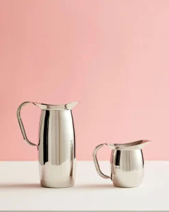 Indian Steel Pitcher Karaff Rostfritt Stål, Large