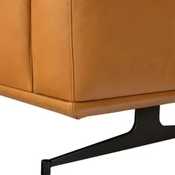 Inland AV21 Fåtölj, Läder Noble Cognac / Warm Black