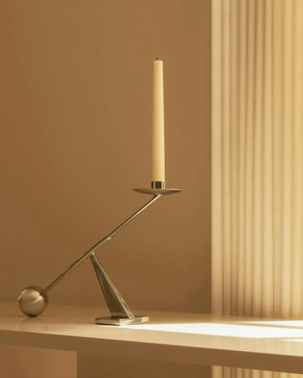 Audo Copenhagen Ljuslyktor-Interconnect Ljusstake Small, Rostfritt Stål