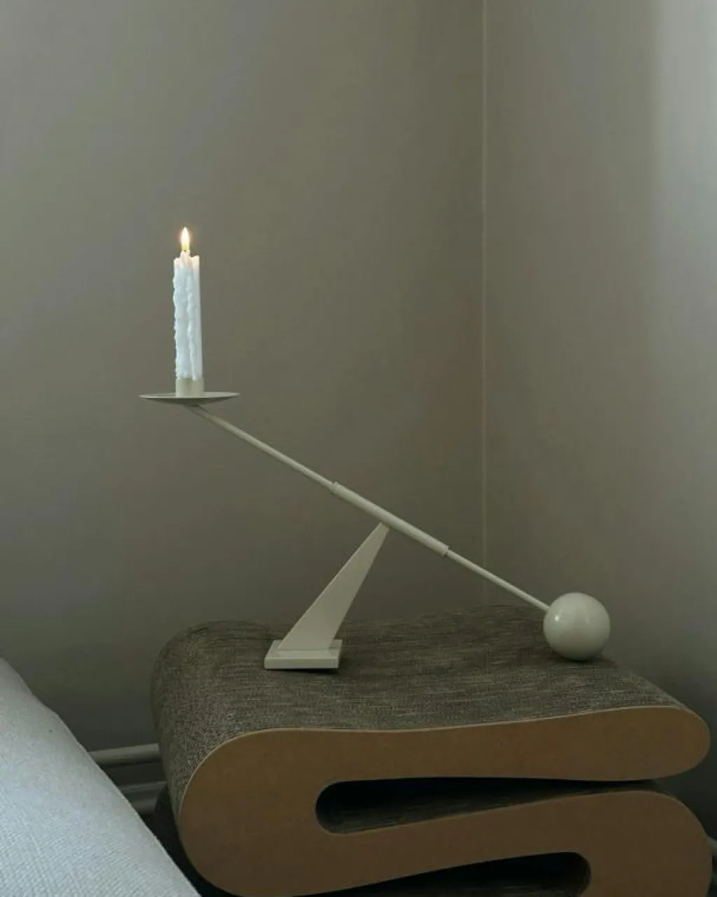 Audo Copenhagen Ljuslyktor-Interconnect Ljusstake Small, Rostfritt Stål