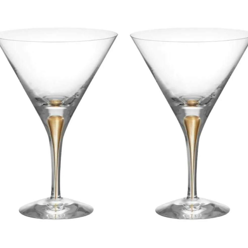 Intermezzo Martiniglas 2-pack 25 cl, Guld