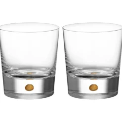Orrefors Whiskeyglas & Cognacglas-Intermezzo Whiskeyglas Double old fashioned 2-pack 40 cl,
