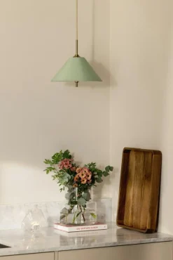 Globen Lighting Pendellampor-Iris 25 Pendel, Creme