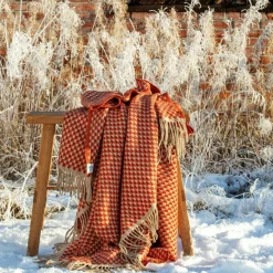 Isak Pläd 150x210 cm, Chestnut