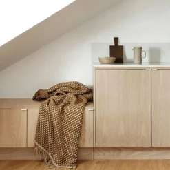 Isak Pläd 150x210 cm, Chestnut