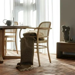 Isak Pläd 150x210 cm, Chestnut