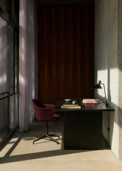 Ita OS2 Skrivbord Med Sladdförvaring 95x260 cm, Ek