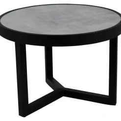 Itonda Soffbord Svart/Sand, Ø60x40 cm