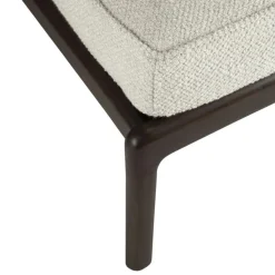 Ethnicraft Fotpallar-Jack Fotpall, Mahogny / Svart Läder