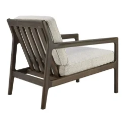 Jack Loungefåtölj, Rosenträ / Svart Läder