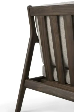 Jack Loungefåtölj, Rosenträ / Svart Läder