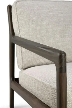 Jack Loungefåtölj, Rosenträ / Svart Läder