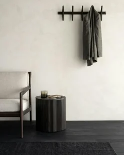 Jack Loungefåtölj, Rosenträ / Svart Läder