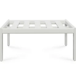 Ethnicraft Fotpallar & Sittpuffar-Jack Outdoor Fotpall Aluminium,