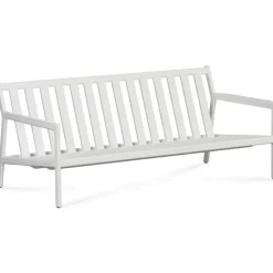 Jack Outdoor 2-Sitssoffa Aluminium, Vit