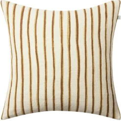 Chhatwal & Jonsson Prydnadskuddar & Fodral-Jaipur Stripe Kuddfodral 50x50 cm, Light Beige / Apricot Orange / Rose