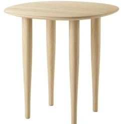 Brdr. Krüger Sidobord & Avlastningsbord|Soffbord-Jari Soffbord Ø60 cm, Oljad Ek