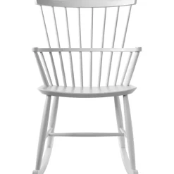 FDB Møbler Gungstolar-J52G Gungstol, Vit