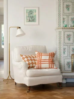 Chhatwal & Jonsson Prydnadskuddar & Fodral-Jodhpur Kuddfodral 40x60 cm, Aqua / Himmelsblå