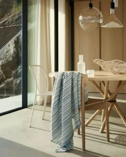 Røros Tweed Plädar & Filtar-Juli Pläd Ull 150x200 cm, Blå