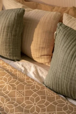 Decotique Överkast-Juliette Överkast 260x260 cm, Mörkgrön