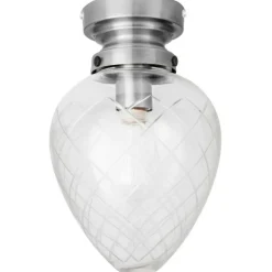 Juni Vägg-/Taklampa, Mässing / Klar