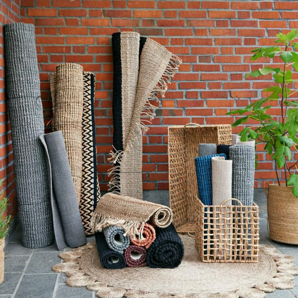 Jute Matta 70x120 cm, Grå