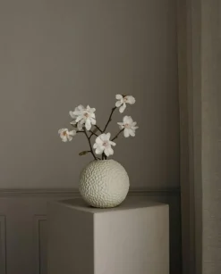 Kaia Vas 15 cm, Mörklila