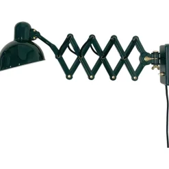 Kaiser Idell 6718-W Vägglampa, Mässing / Bespoke Green