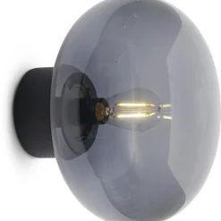 Karl-Johan Vägglampa, Rökt Ek/Vitt Opalglas