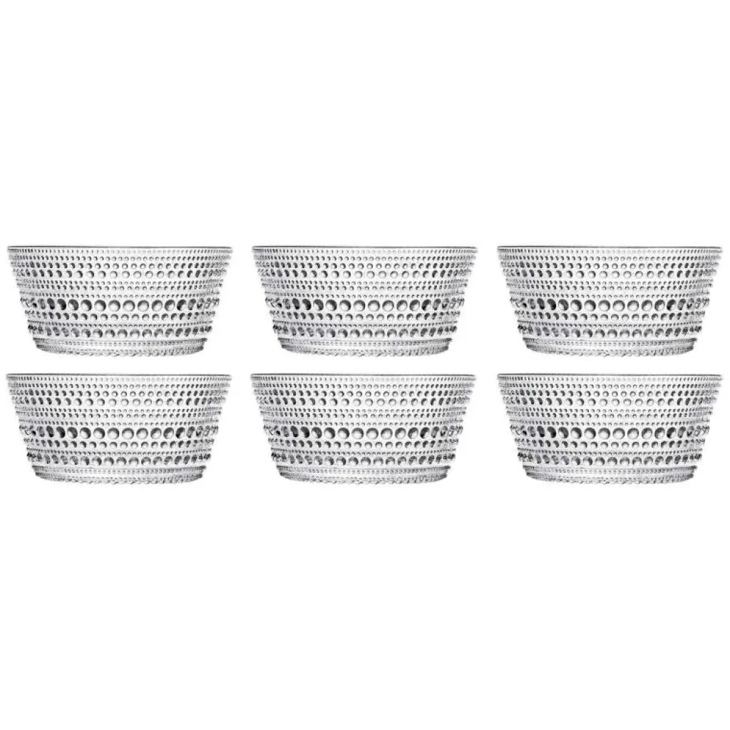 Iittala Serveringsskålar-Kastehelmi Skål 23 cl , 6-Pack