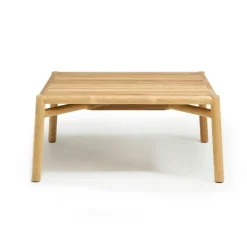 Ethimo Soffbord Utomhus-Kilt Square Soffbord 65x65 cm, Pickled Teak