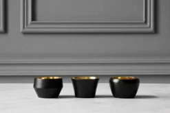 Kin Ljushållare 3-pack, Svart