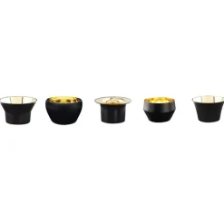 Skultuna Ljuslyktor-Kin Ljuslykta 5-pack, Svart