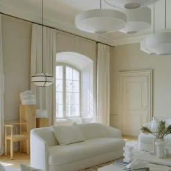 Kite Pendel Vit / Svart, Ø75 cm