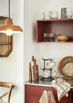 Madam Stoltz Kökshanddukar-Kökshandduk Rutig 50x70 cm, Ljusgrön