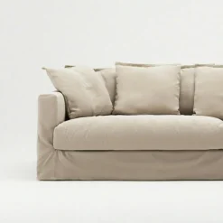 Klädsel Till Le Grand Air 4-sitssoffa Bomull, Beige