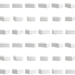 Decotique Möbelklädsel-Klädsel Till Le Grand Air Fotpall Bomull, Vit