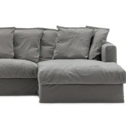 Decotique Möbelklädsel-Klädsel Till Le Grand Air 3-sitssoffa Bomull Divan Höger, Vit