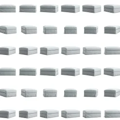 Klädsel Till Le Grand Air Fotpall Linne, Natural Blonde