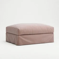 Klädsel Till Le Grand Air Fotpall Linne, Natural Blonde