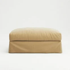 Klädsel Till Le Grand Air Fotpall Linne, Natural Blonde