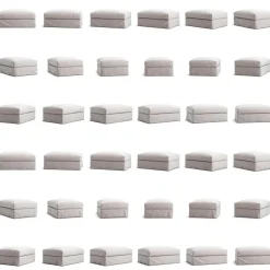 Klädsel Till Le Grand Air Fotpall Linne, Natural Blonde