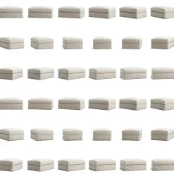 Klädsel Till Le Grand Air Fotpall Linne, Natural Blonde