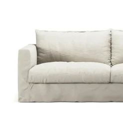 Decotique Möbelklädsel-Klädsel Till Le Grand Air Nou 3-sitssoffa Linne, Creamy White