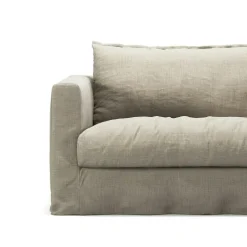 Decotique Möbelklädsel-Klädsel Till Le Grand Air Nou Love Seat Linne, Natural Blonde