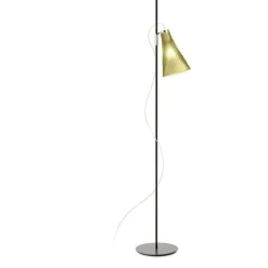 Kartell Läslampor|Golvlampor-K-Lux Golvlampa, Grå / Straw Yellow