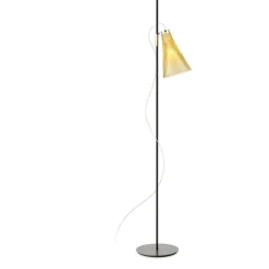 Kartell Läslampor|Golvlampor-K-Lux Golvlampa, Grå / Straw Yellow