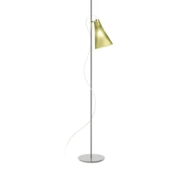 Kartell Läslampor|Golvlampor-K-Lux Golvlampa, Grå / Straw Yellow