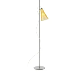 Kartell Läslampor|Golvlampor-K-Lux Golvlampa, Grå / Straw Yellow